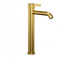 Смеситель для раковины PAINI Brera без донного клапана, высокий, брашированное золото PVD (PJ) 74PJ205OLL Смеситель для раковины PAINI Brera без донного клапана, высокий, брашированное золото PVD (PJ) 74PJ205OLL