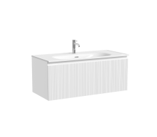 Тумба под раковину Sancos Код (Code) CD100W 100x45x40 белый матовый (bianco)