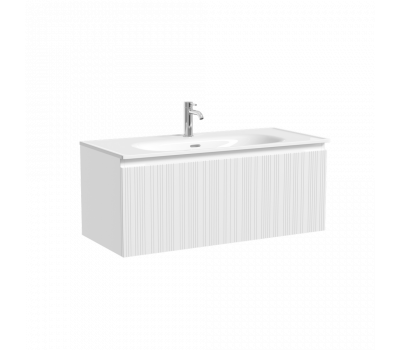 Тумба под раковину Sancos Код (Code) CD100W 100x45x40 белый матовый (bianco)