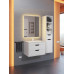 Тумба под раковину для ванной подвесная Uperwood Modul 61х44,4х55 см, белая/графит 2930205354 