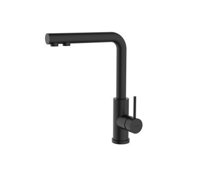 Смеситель IDDIS для кухни с фильтром черный матовый Rule RULBLLFi05  
