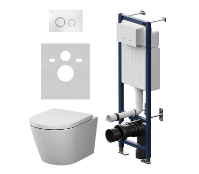 Инсталляция ErgoFit с подвесным унитазом Aquaspin и клавишей AM.PM X-Joy IS110101.851900 Белый 