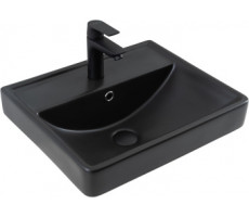 Раковина Aquanet Ирис 50 черная матовая Раковина Aquanet Ирис 50 черная матовая