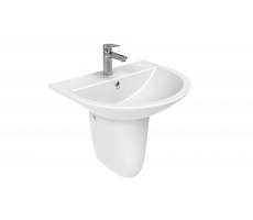 Раковина подвесная 60см CREAVIT SELIN SL060-00CB00E-0000 Белый 