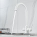 Смеситель для кухни с подключением фильтра воды Raffine F108C, белый