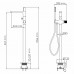 Смеситель для ванны WasserKRAFT Fulda 5200 5221 черный матовый 