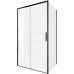 Душевой уголок Aquanet Pleasure Evo 110x100 AE65-110x100-BT профиль черный, прозрачное стекло 