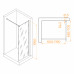 Душевая перегородка RGW WA-111B 1200 411011112-84 Черный Душевая перегородка RGW WA-111B 1200 411011112-84 Черный
