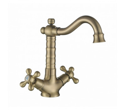 Смеситель для кухонной мойки  KAISER Carlson Style 44411-1 бронза 