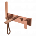 Смеситель для ванны встроенный QUBIC Copper Brushed Boheme 474-2-CB брашированная медь 