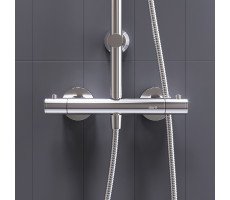 Душевая система с термостатом Dorff Futura D0710400 Хром Душевая система с термостатом Dorff Futura D0710400 Хром