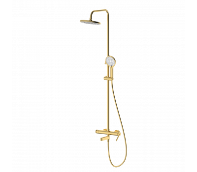 Душевая система со смесителем DQ Bonn мат.золото DA1703707 