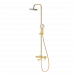 Душевая система со смесителем DQ Bonn мат.золото DA1703707 