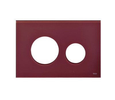 Лицевая панель TECEloop, стекло, цвет - рубиновый (Alape) TECE TECEloop 9240679 