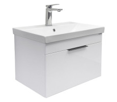 Тумба-умывальник Comforty Кама-60П белый глянец с раковиной Comforty CF19696BX-60 00-00018655 Тумба-умывальник Comforty Кама-60П белый глянец с раковиной Comforty CF19696BX-60 00-00018655