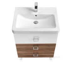 Тумба под раковину Aquaton Стамбул 65 М эбони темный 1A145801ST560  Тумба под раковину Aquaton Стамбул 65 М эбони темный 1A145801ST560