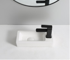 Умывальник CeramaLux 9272L белый 