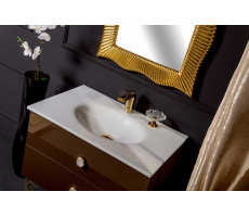 Тумба Armadi Art NeoArt 100см DARK BROWN (керамика моноблок) 830-100-DB 