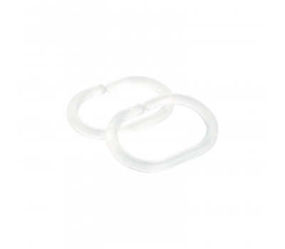 Кольца для шторки FIXSEN 12 шт прозрачные FX-1000С 