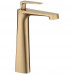 Смеситель для раковины высокий Grocenberg GB3025MG, матовое золото 