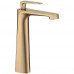 Смеситель для раковины высокий Grocenberg GB3025MG, матовое золото 