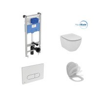 Комплект инсталляции с унитазом Ideal Standard Prosys Tesi P3868V1 (унитаз белый матовый) Комплект инсталляции с унитазом Ideal Standard Prosys Tesi P3868V1 (унитаз белый матовый)