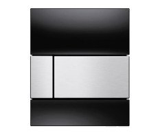 Панель смыва для писсуара, стекло черное, цвет: нержавеющая сталь TECE TECEsquare 9242806 Панель смыва для писсуара, стекло черное, цвет: нержавеющая сталь TECE TECEsquare 9242806