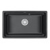 Кухонная мойка GRANULA KS-7303U, ЧЁРНЫЙ  кварц 