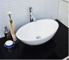 Умывальник CeramaLux 9021 белый 