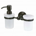 Стакан/дозатор WasserKRAFT Isar K-7300 7389 Темная бронза 
