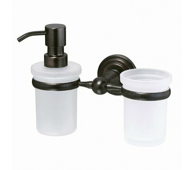 Стакан/дозатор WasserKRAFT Isar K-7300 7389 Темная бронза 