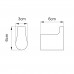 Крючок WasserKRAFT Aisch K-5900 5923 золото 