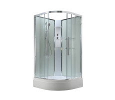 Душевая кабина AvaCan EM3010NT без крыши прозрачная Хром 