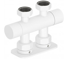 Вентиль Сунержа EU50 шгв 136*50*99 2 х НГ G 3/4" / 2 х НГ G 3/4" прямой цвет-белый матовый 30-1419-3434 