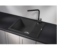 Кухонная мойка GRANULA 6002, ТУРМАЛИН, кварц 