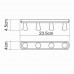 Кронштейн WasserKRAFT Exter K-5200 1094 Светлая бронза 