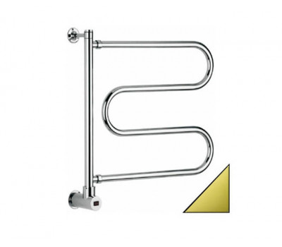 Полотенцесушитель электрический, золото, Margaroli Vento 500GOB 