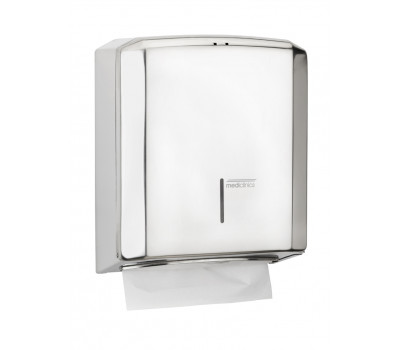Диспенсер для бумажных полотенец Mediclinics DT2106C серый глянцевый 