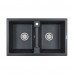 Мойка кварцевая ZWILLING PM238150-BLM, черный металлик, 810х500, Paulmark 