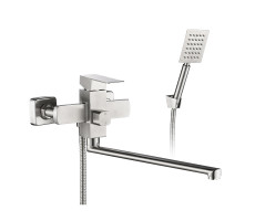 Смеситель для ванны WesnaArt KUBUS KUB13-320, сатин