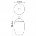 Косметическая емкость WasserKRAFT K-6700 6779 Хром 