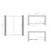 Душевая дверь ABBER Komfort AG93150B черный матовый 