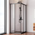 Душевое ограждение 100х80, без поддона AM.PM Gem S W93G-404-100280-BT Черный 