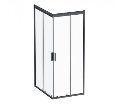 Душевое ограждение 100х80, без поддона AM.PM Gem S W93G-404-100280-BT Черный 