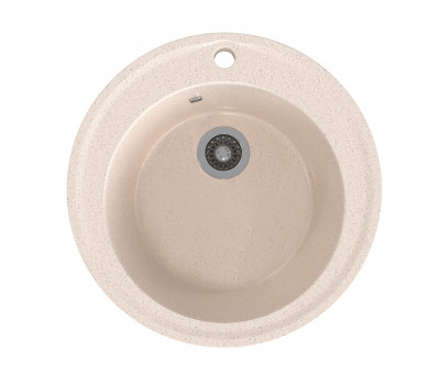 Мойкa MIXLINE ML-GMS01 СТАНДАРТ круглая, бежевый, 475мм глуб. чаши 194 551082 бежевый 