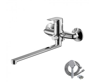 Смеситель OLIVE'S для ванны с длинным изливом EVORA 33221EV хром 