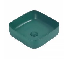 Раковина накладная ABBER Rechteck AC2211MBG темно-зеленая матовая 