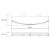 Полка WasserKRAFT Kammel K-8300 8344 Хром 