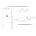Душевой поддон Allen Brau Priority 160x80 8.31010-21 белый камень 