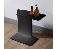 Столик для ванной комнаты ABBER Stein AS1636MB черный матовый  Столик для ванной комнаты ABBER Stein AS1636MB черный матовый